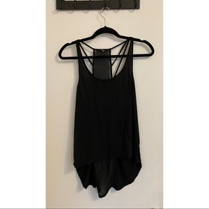 Strappy black tank top forever 21 women’s large